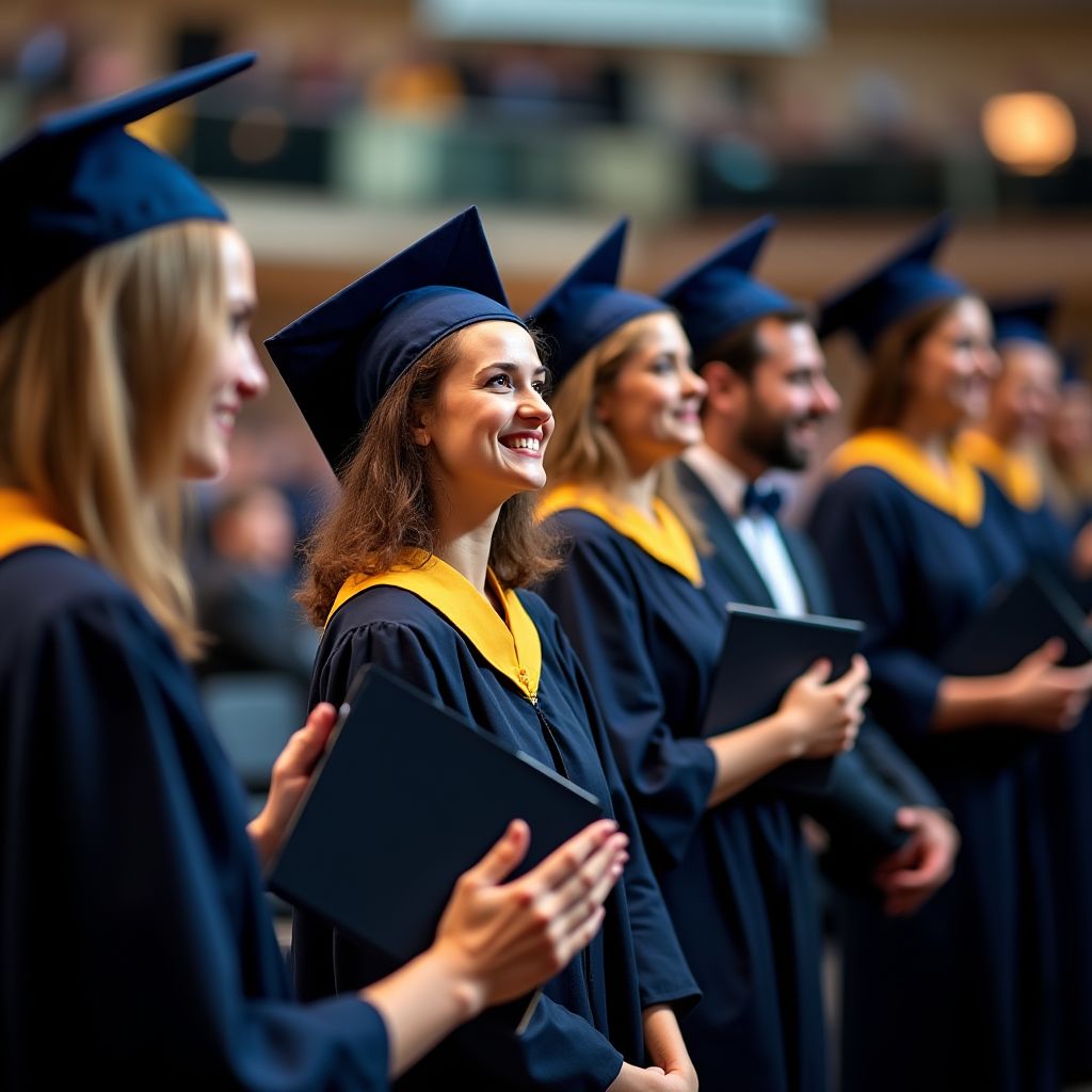 Ceremonie de absolvire ContaAcademy cu diplome